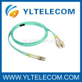 SC Duplex OM3 serat optik kabel Patch, lapis baja kabel Patch Fiber